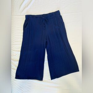 90’s Vintage Gauchos XL Navy Blue